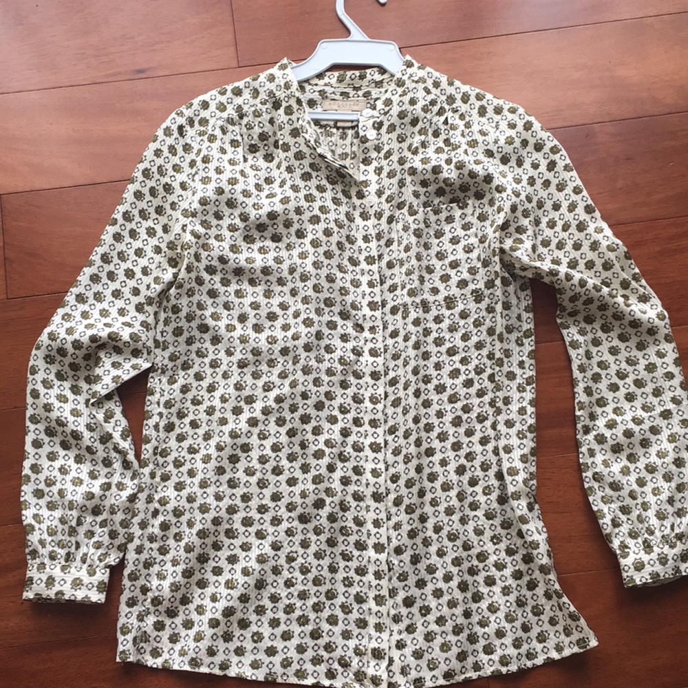 Burberry Brit 100% silk button down